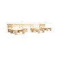 vidaXL 6-tlg. Paletten-Lounge-Set Holz Natur vidaXL 6-tlg. Paletten-Lounge-Set Holz Natur