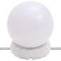 vidaXL Wandspiegel mit LED-Leuchten 25x60 cm Glas Oval vidaXL Wandspiegel mit LED-Leuchten 25x60 cm Glas Oval