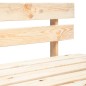 vidaXL Outdoor-Bank Paletten Holz vidaXL Outdoor-Bank Paletten Holz