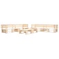 vidaXL 6-tlg. Paletten-Lounge-Set mit Kissen in Grau Holz vidaXL 6-tlg. Paletten-Lounge-Set mit Kissen in Grau Holz