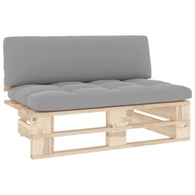 vidaXL Outdoor-Mittelsofa Paletten Imprägniertes Kiefernholz