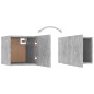 vidaXL TV-Wandschränke 4 Stk. Betongrau 30,5x30x30 cm vidaXL TV-Wandschränke 4 Stk. Betongrau 30,5x30x30 cm