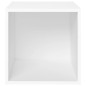 vidaXL TV-Schrank Weiß 37x35x37 cm Holzwerkstoff vidaXL TV-Schrank Weiß 37x35x37 cm Holzwerkstoff