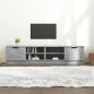 vidaXL TV-Schränke 2 Stk. Betonweiß 80x35x36,5 cm Holzwerkstoff vidaXL TV-Schränke 2 Stk. Betonweiß 80x35x36,5 cm Holzwerkstoff