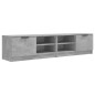 vidaXL TV-Schränke 2 Stk. Betonweiß 80x35x36,5 cm Holzwerkstoff vidaXL TV-Schränke 2 Stk. Betonweiß 80x35x36,5 cm Holzwerkstoff