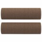 vidaXL 3-Sitzer-Sofa mit Zierkissen Braun 180 cm Stoff vidaXL 3-Sitzer-Sofa mit Zierkissen Braun 180 cm Stoff