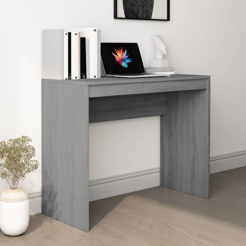 vidaXL Schreibtisch Grau Sonoma 90x40x72 cm Holzwerkstoff vidaXL Schreibtisch Grau Sonoma 90x40x72 cm Holzwerkstoff