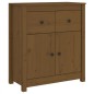 vidaXL Sideboard Honigbraun 70x35x80 cm Massivholz Kiefer vidaXL Sideboard Honigbraun 70x35x80 cm Massivholz Kiefer