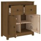 vidaXL Sideboard Honigbraun 70x35x80 cm Massivholz Kiefer vidaXL Sideboard Honigbraun 70x35x80 cm Massivholz Kiefer