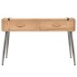 vidaXL Konsolentisch Tannenholz Massiv 115 × 40,5 × 76 cm vidaXL Konsolentisch Tannenholz Massiv 115 × 40,5 × 76 cm