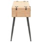 vidaXL Konsolentisch Tannenholz Massiv 115 × 40,5 × 76 cm vidaXL Konsolentisch Tannenholz Massiv 115 × 40,5 × 76 cm