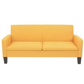 vidaXL 3-Sitzersofa 180 x 65 x76 cm Gelb