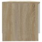 vidaXL TV-Schrank Weiß Sonoma-Eiche 80x35x36,5 cm Holzwerkstoff vidaXL TV-Schrank Weiß Sonoma-Eiche 80x35x36,5 cm Holzwerkstoff