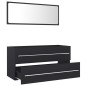 vidaXL 2-tlg. Badmöbel-Set Grau Holzwerkstoff vidaXL 2-tlg. Badmöbel-Set Grau Holzwerkstoff