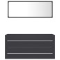 vidaXL 2-tlg. Badmöbel-Set Grau Holzwerkstoff vidaXL 2-tlg. Badmöbel-Set Grau Holzwerkstoff