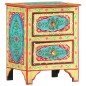 vidaXL Handbemalter Nachttisch 40×30×50 cm Mango Massivholz vidaXL Handbemalter Nachttisch 40×30×50 cm Mango Massivholz