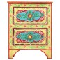 vidaXL Handbemalter Nachttisch 40×30×50 cm Mango Massivholz vidaXL Handbemalter Nachttisch 40×30×50 cm Mango Massivholz