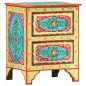 vidaXL Handbemalter Nachttisch 40×30×50 cm Mango Massivholz vidaXL Handbemalter Nachttisch 40×30×50 cm Mango Massivholz