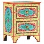 vidaXL Handbemalter Nachttisch 40×30×50 cm Mango Massivholz vidaXL Handbemalter Nachttisch 40×30×50 cm Mango Massivholz