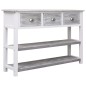 vidaXL Sideboard Antik-Grau 115x30x76 cm Holz vidaXL Sideboard Antik-Grau 115x30x76 cm Holz