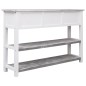 vidaXL Sideboard Antik-Grau 115x30x76 cm Holz vidaXL Sideboard Antik-Grau 115x30x76 cm Holz