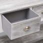 vidaXL Sideboard Antik-Grau 115x30x76 cm Holz vidaXL Sideboard Antik-Grau 115x30x76 cm Holz