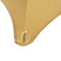 vidaXL 2 Stück Stretch-Tischdecken Golden 60 cm vidaXL 2 Stück Stretch-Tischdecken Golden 60 cm