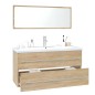 vidaXL Badmöbel-Set Sonoma-Eiche Holzwerkstoff vidaXL Badmöbel-Set Sonoma-Eiche Holzwerkstoff