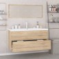vidaXL Badmöbel-Set Sonoma-Eiche Holzwerkstoff vidaXL Badmöbel-Set Sonoma-Eiche Holzwerkstoff