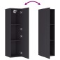 vidaXL TV-Schrank Grau 30,5x30x110 cm Holzwerkstoff vidaXL TV-Schrank Grau 30,5x30x110 cm Holzwerkstoff