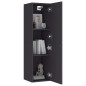 vidaXL TV-Schrank Grau 30,5x30x110 cm Holzwerkstoff vidaXL TV-Schrank Grau 30,5x30x110 cm Holzwerkstoff