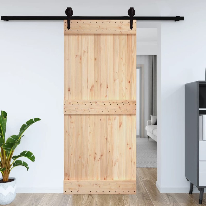 vidaXL Tür NARVIK 70x210 cm Massivholz Kiefer vidaXL Tür NARVIK 70x210 cm Massivholz Kiefer