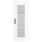 Highboard Hochglanz-Weiß 34,5x34x180 cm Holzwerkstoff Highboard Hochglanz-Weiß 34,5x34x180 cm Holzwerkstoff