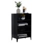 vidaXL Sideboard Hochglanz-Schwarz 57x35x90 cm Holzwerkstoff vidaXL Sideboard Hochglanz-Schwarz 57x35x90 cm Holzwerkstoff
