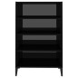 vidaXL Sideboard Hochglanz-Schwarz 57x35x90 cm Holzwerkstoff vidaXL Sideboard Hochglanz-Schwarz 57x35x90 cm Holzwerkstoff