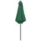 vidaXL Sonnenschirm mit Aluminium-Mast 270x246 cm Grün vidaXL Sonnenschirm mit Aluminium-Mast 270x246 cm Grün