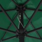 vidaXL Sonnenschirm mit Aluminium-Mast 270x246 cm Grün vidaXL Sonnenschirm mit Aluminium-Mast 270x246 cm Grün