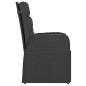 vidaXL 11-tlg. Garten-Essgruppe mit Auflagen Poly Rattan Schwarz vidaXL 11-tlg. Garten-Essgruppe mit Auflagen Poly Rattan Schwarz