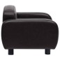 vidaXL Hundesofa Schwarz 80x50x40 cm Kunstleder vidaXL Hundesofa Schwarz 80x50x40 cm Kunstleder