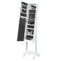 vidaXL Standspiegel mit LED Weiß 34x37x146 cm vidaXL Standspiegel mit LED Weiß 34x37x146 cm
