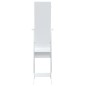 vidaXL Standspiegel mit LED Weiß 34x37x146 cm vidaXL Standspiegel mit LED Weiß 34x37x146 cm