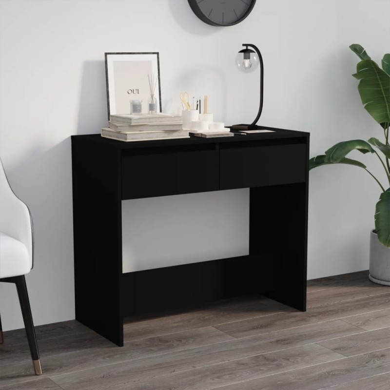 vidaXL Konsolentisch Schwarz 89x41x76,5 cm Holzwerkstoff vidaXL Konsolentisch Schwarz 89x41x76,5 cm Holzwerkstoff