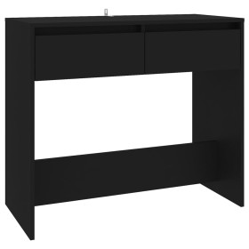 vidaXL Konsolentisch Schwarz 89x41x76,5 cm Holzwerkstoff
