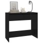 vidaXL Konsolentisch Schwarz 89x41x76,5 cm Holzwerkstoff vidaXL Konsolentisch Schwarz 89x41x76,5 cm Holzwerkstoff