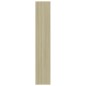 vidaXL Bücherregal 3 Fächer Weiß Sonoma-Eiche 40x24x108 Holzwerkstoff vidaXL Bücherregal 3 Fächer Weiß Sonoma-Eiche 40x24x108 Holzwerkstoff