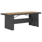 vidaXL 11-tlg. Garten-Essgruppe mit Auflagen Poly Rattan Schwarz vidaXL 11-tlg. Garten-Essgruppe mit Auflagen Poly Rattan Schwarz