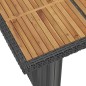 vidaXL 11-tlg. Garten-Essgruppe mit Auflagen Poly Rattan Schwarz vidaXL 11-tlg. Garten-Essgruppe mit Auflagen Poly Rattan Schwarz