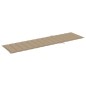 vidaXL Sonnenliege mit Tisch und Auflage Massivholz Teak vidaXL Sonnenliege mit Tisch und Auflage Massivholz Teak