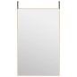 vidaXL Türspiegel Golden 50x80 cm Glas und Aluminium vidaXL Türspiegel Golden 50x80 cm Glas und Aluminium