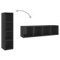 vidaXL 5-tlg. TV-Schrank-Set Hochglanz-Grau Holzwerkstoff vidaXL 5-tlg. TV-Schrank-Set Hochglanz-Grau Holzwerkstoff